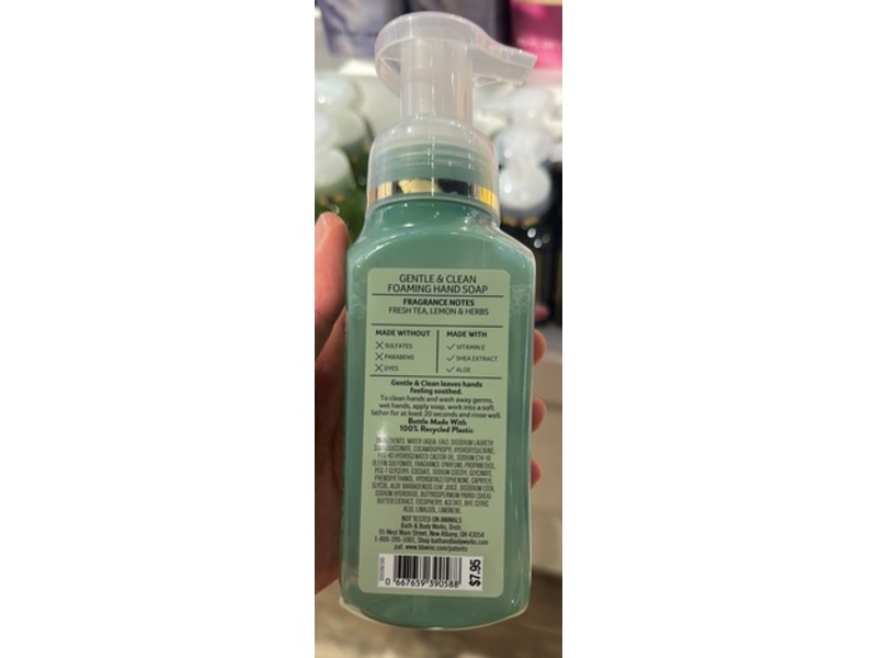 White Barn Gentle & Clean Foaming Hand Soap, White Tea & Sage, 8.75 fl oz/259 mL, Pack Of 2