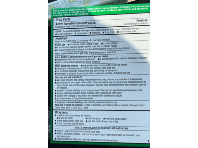 Walgreens Allergy Nasal Spray, 0.38 fl oz