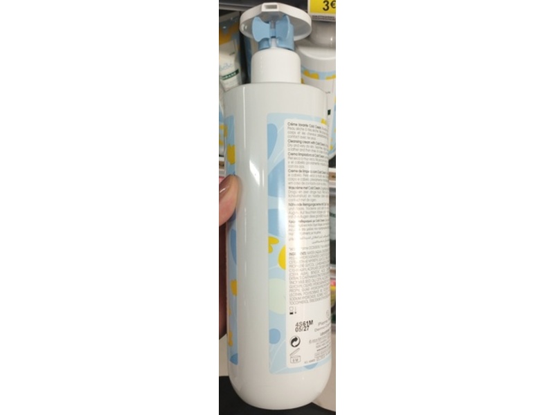 Klorane Baby Cleansing Cold Cream, Soothing Calendula, 16.9 fl oz/500 mL