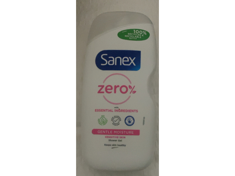 Sanex Zero % Gentle Moisture Shower Gel, 450 mL