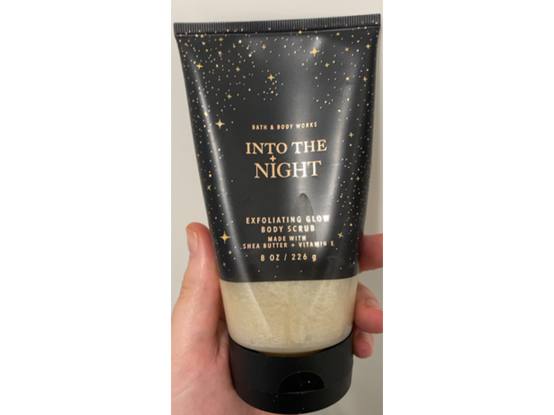 Bath & Body Works Into The Night Exfoliating Glow Body Scrub, Shea Butter + Vitamin E, 8 oz/226 g