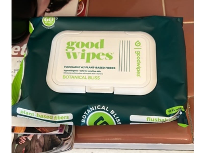 Good Wipes Flushable Wipes, Botanical Bliss, 60 Count