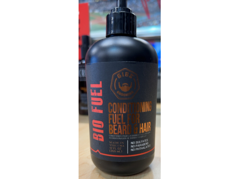 Gibs Grooming Beard & Hair Conditioning Fuel, 12 fl oz/355 mL