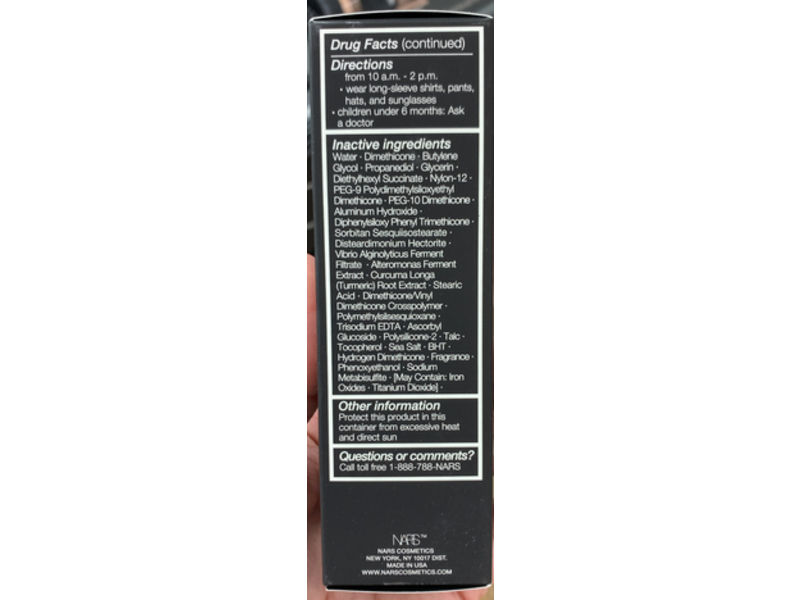 NARS Tinted Moisturizer, SPF 30, Groenland, 1.9 oz/50 mL