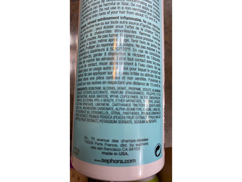 Sephora Hair Dry Shampoo 7.6 fl oz (225 mL)