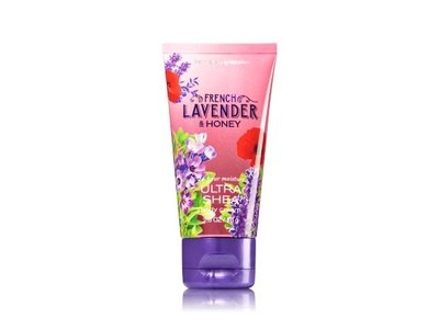Bath & Body Works French Lavender Body Cream, Ultra Shea, 2.5 oz/70 g