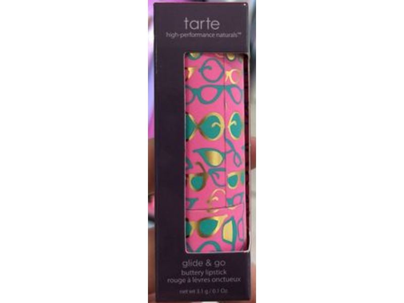 Tarte Cosmetics Glide & Go Buttery Lipstick, Rosy View, 0.1 oz/3.1 g