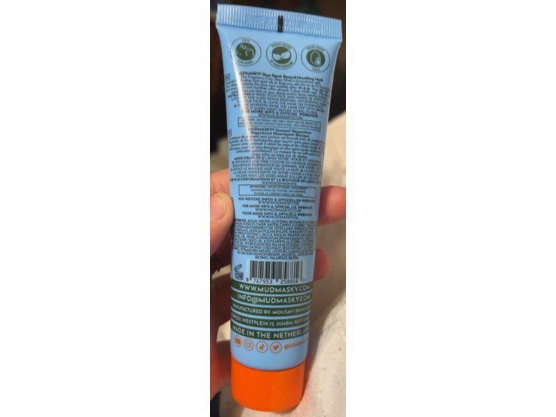 Mudmasky Sleep Repair Renewal Nourishing Mask, 2.0 fl oz/60 mL