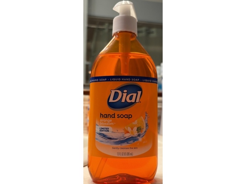 Dial Liquid Hand Soap, Orange Blossom, 13 fl oz/385 mL