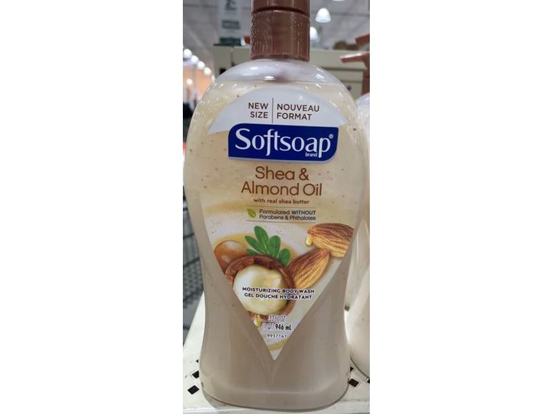 Softsoap Moisturizing Body Wash, Shea & Almond Oil, 32 fl oz/946 mL