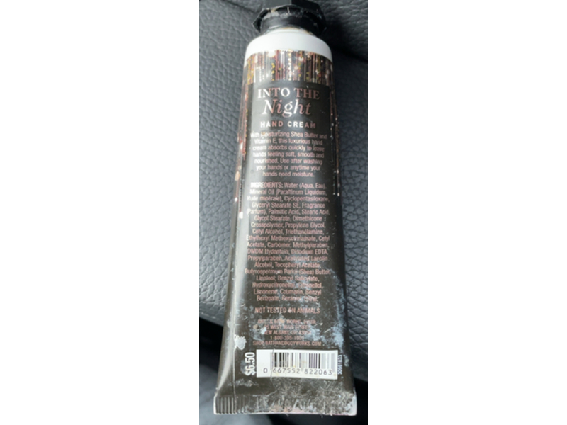 Bath & Body Works Shea Butter Hand Cream, Into The Night, 1 fl oz/29 mL