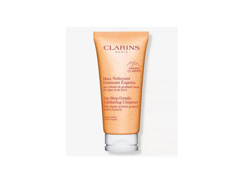 Clarins One-Step Gentle Exfoliating Cleanser, 1.5 oz/50 mL.