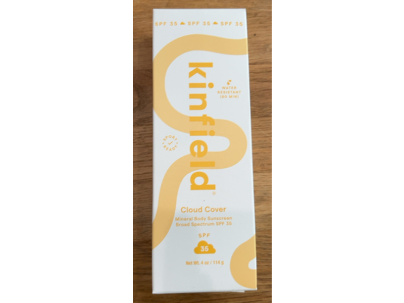 Kinfield Cloud Cover Mineral Body Sunscreen, SPF 35, 4 oz/114 g