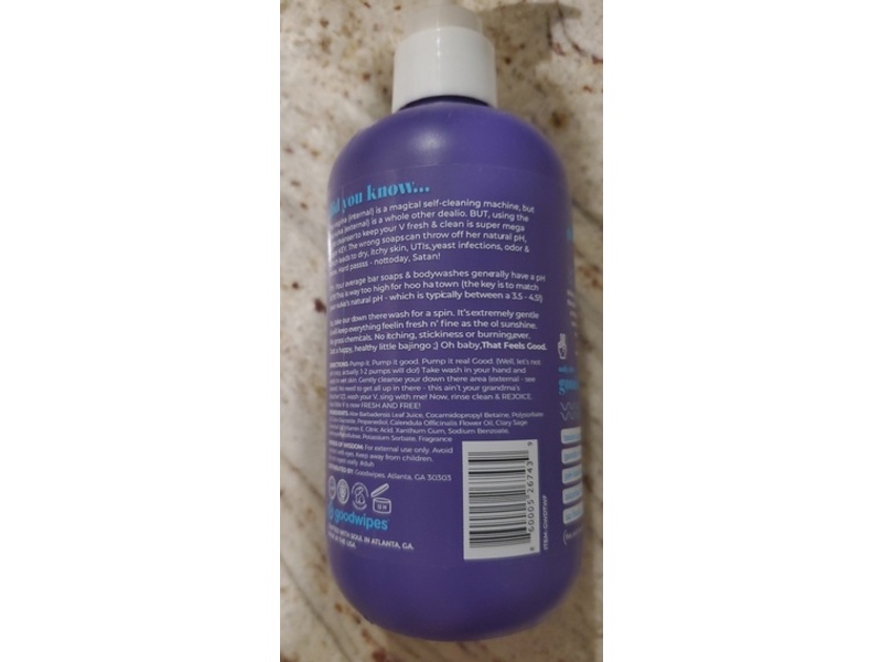 Goodwipes Down There Wash, V.Fresh, 8 fl oz/236 mL