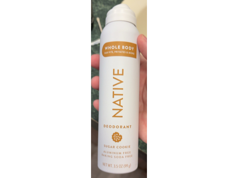 Native Whole Body Deodorant, Sugar Cookie, 3.5 oz/99 g