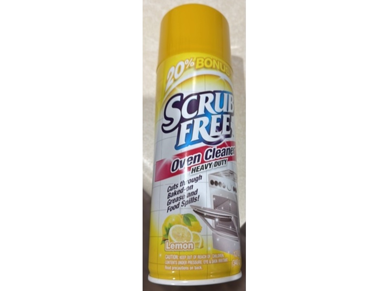 Scrub Free Heavy Duty Scent Oven Cleaner, Lemon, 12 oz/340 g
