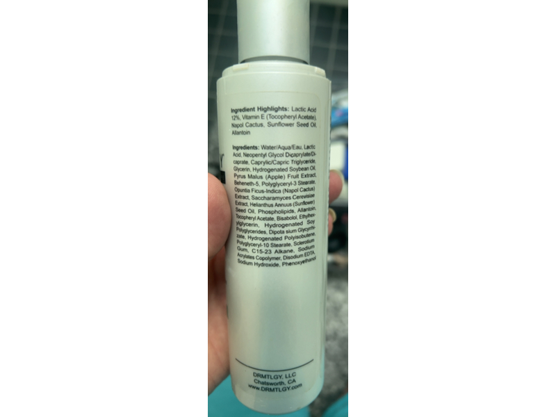 Drmtlgy Anti-Aging Exfoliating Body Lotion, Lactic Acid, 6.9 oz/196 g