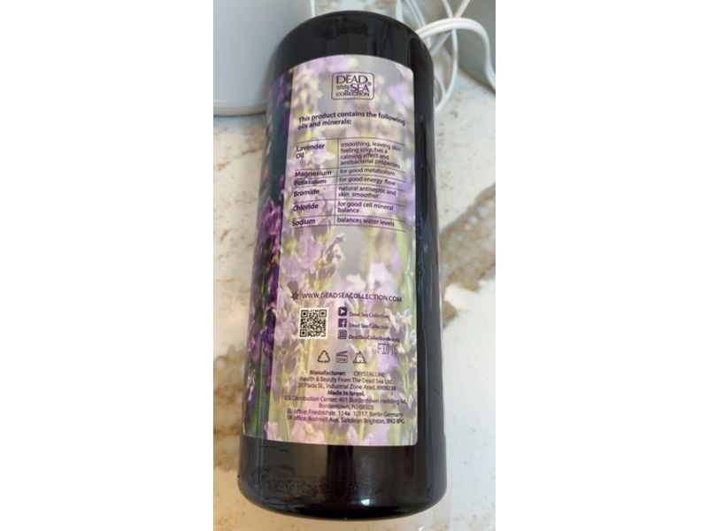Dead Sea Collection Hand Wash, Lavender, 33.8 fl oz/1000 mL