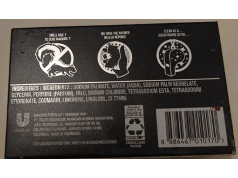 Axe Face & Body Soap, Dark Temptation, 3.5 oz/100 g, Pack Of 4