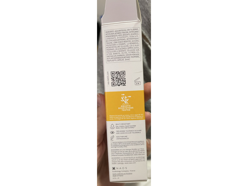 Bioderma Photoderm Aquafluide Sun Active Defense, SPF 50, Invisible, 1.3 fl oz/40 mL