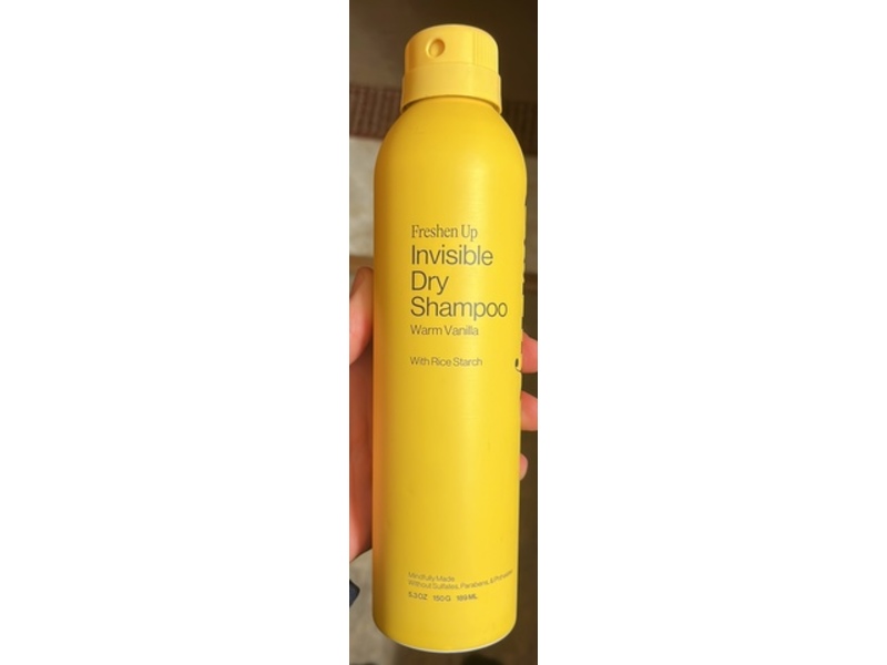 Eva NYC Freshen Up Invisible Dry Shampoo, Warm Vanilla Scent, 5.3 oz/189 mL