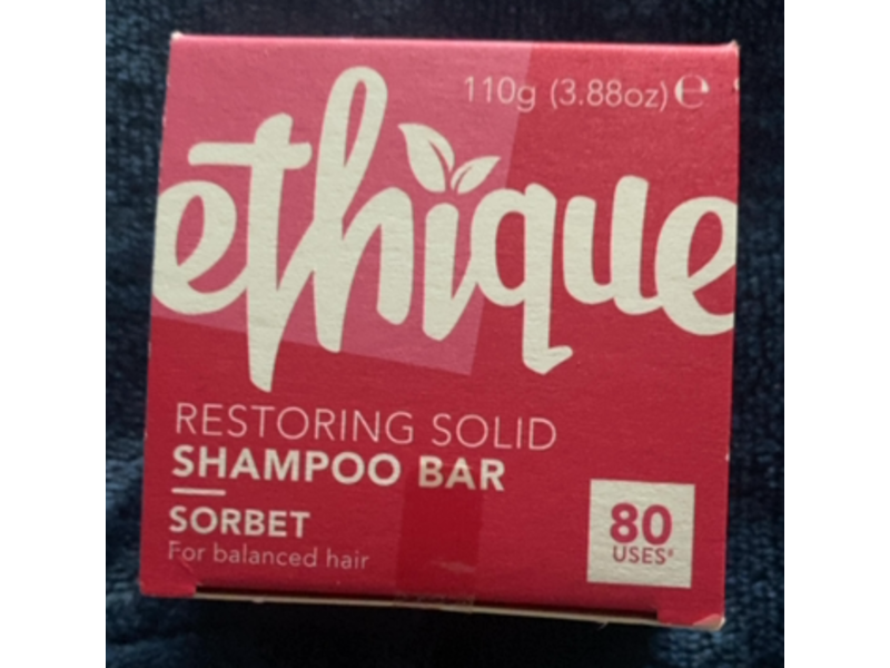Ethique Restoring Solid Shampoo Bar, Sorbet, 3.88 oz/110 g