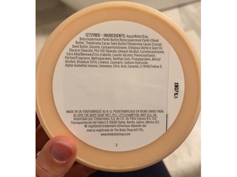 The Body Shop Shea Nourishing Body Butter, 6.75 oz/192 g