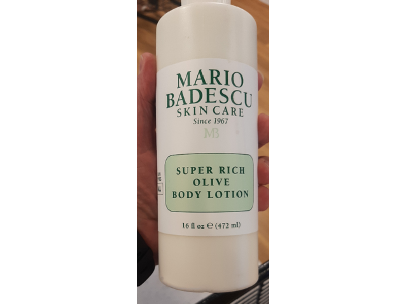 Mario Badescu Skincare Super Rich Olive Body Lotion, 16 fl oz/472 mL