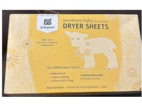 Grab Green New Born Baby Dryer Sheet, Calming Chamomile, 40 Count - Image 3