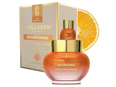 Skin Ceremony Nourishing Day Cream, Collagen & Vitamin C, 1.69 fl oz/50 mL