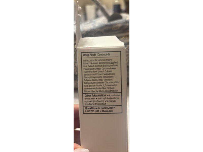 Murad Biome-Balancing Acne Treatment Serum, Salicylic Acid 1.0 %, 1.0 fl oz/30 mL