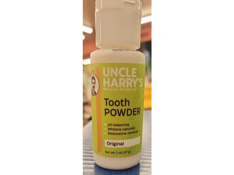 Uncle Harry's Tooth Powder, Original, 2 oz/57 g