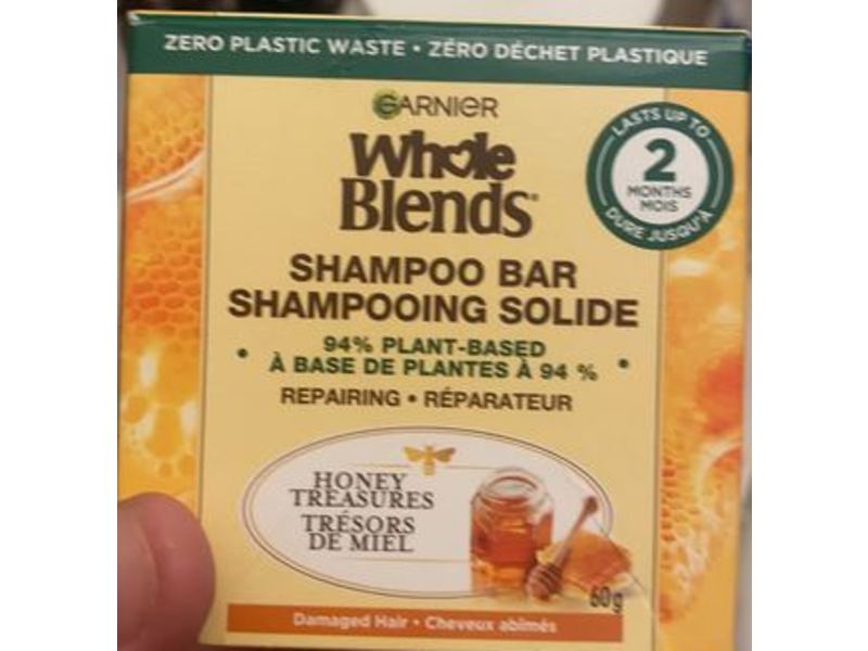 Garnier Shampoo Bar, Whole Blends, 60 g, Pack Of 2