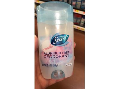 Secret Aluminum Free Deodorant Rosewater 24 Oz Ingredients And Reviews