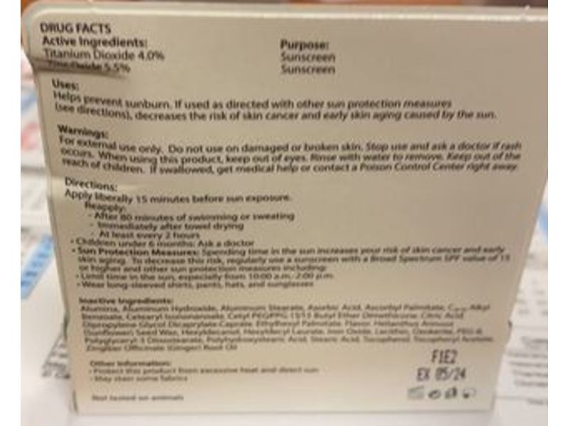 TIZO Tinted Lip Protection, SPF 45, 14 oz/4.5 g