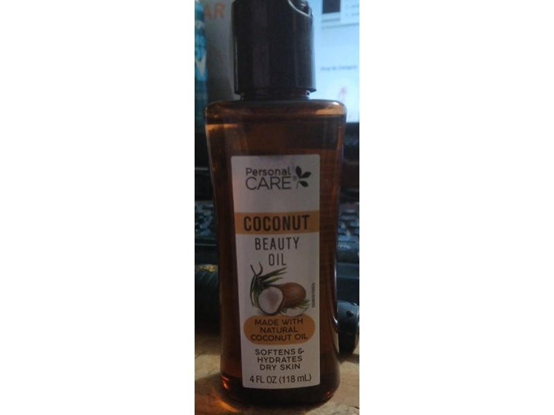 Personal Care Coconut Beauty Oil, 4 fl oz/118 mL