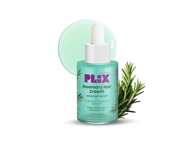 Plix Rosemary Hair Growth Advanced Serum, 1 fl oz/30 mL