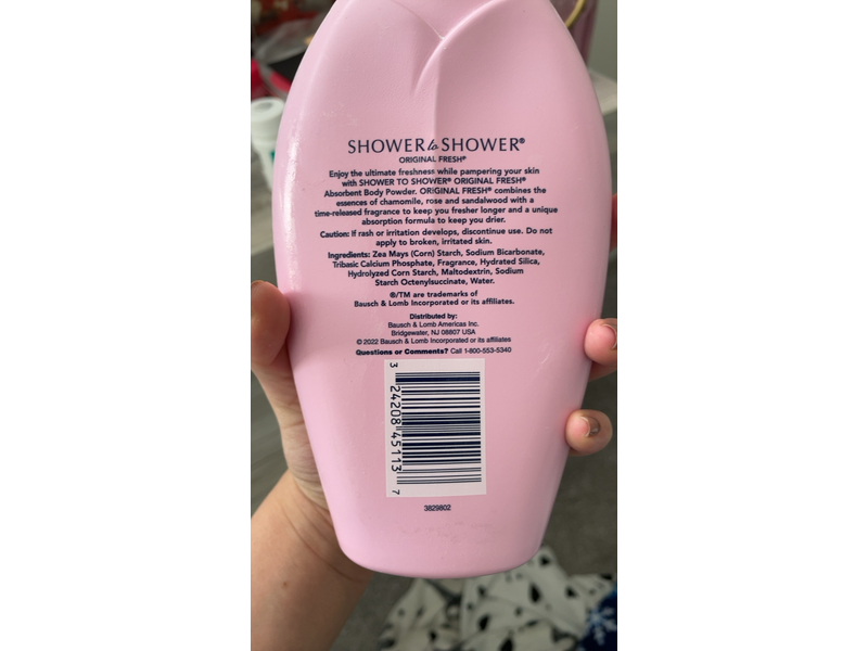 Shower To Shower Original Fresh Body Powder, 13 oz/368 g