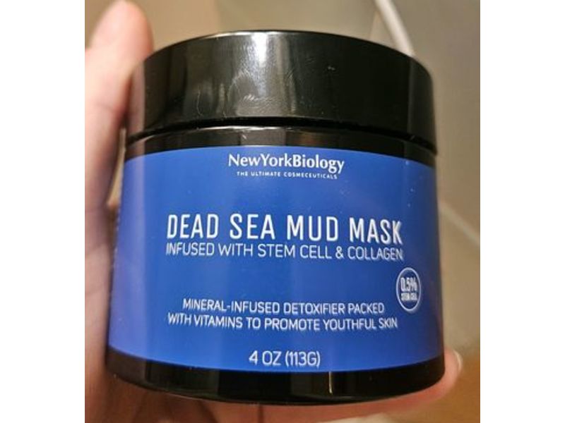New York Biology Dead Sea Mud Mask, Stem Cell and Collagen, 4 oz/113 g