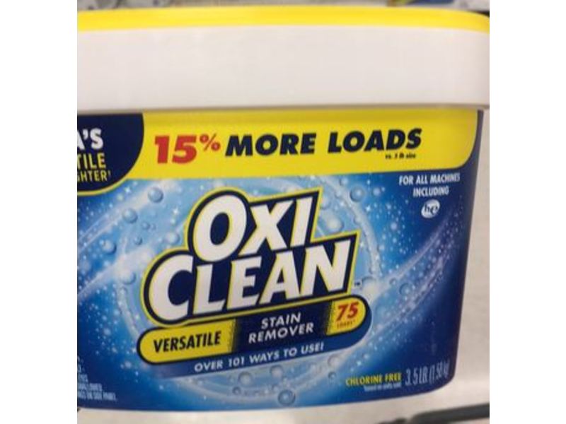 OxiClean Versatile Stain Remover, 75 Loads, 3.5 lb/1.56 kg
