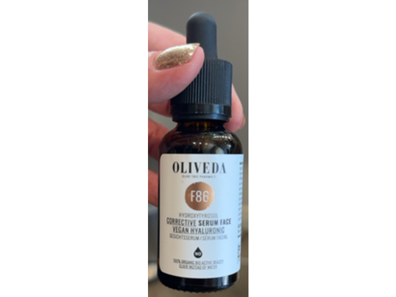 Oliveda F86 Corrective Face Serum, Vegan Hyaluronic, 1.0 fl oz/30 mL