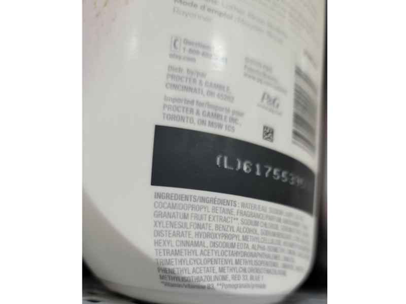 Olay Fresh Radiance Body Wash, Black Cherry & Vanilla, 22 fl oz/650 mL