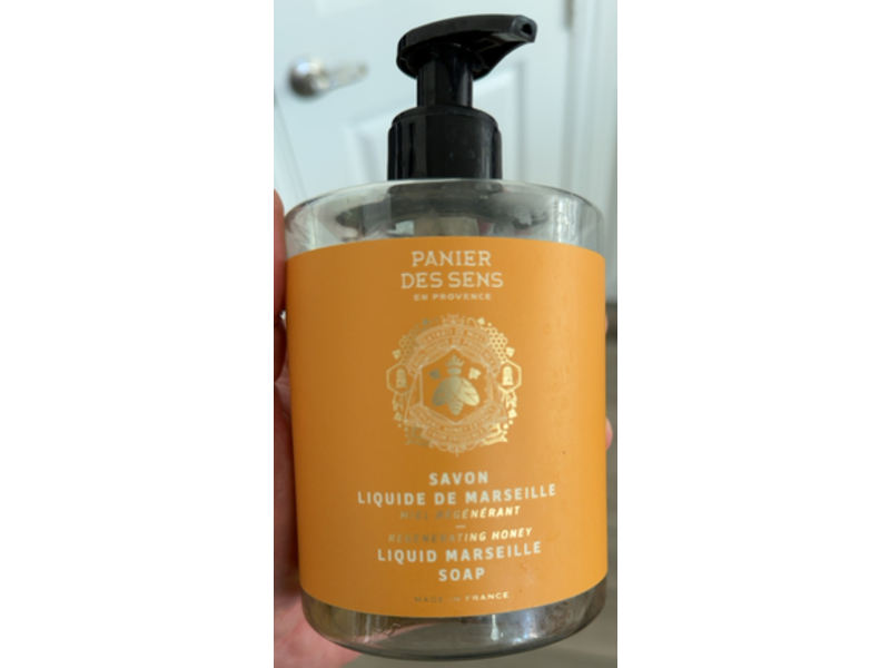 Panier Des Sens Liquid Marseille Soap, Honey, 16.9 fl oz/500 mL