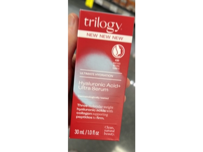 Trilogy Ultra Serum, Hyaluronic Acid+, 1.0 fl oz/30 mL