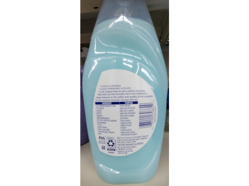 Dawn Ultra Gentle Clean Dishwashing Liquid, Aloe & Sage Scent, 16.2 fl oz/479 mL