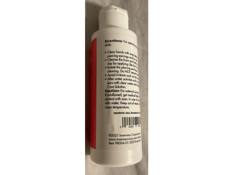 Ulta Beauty Ear Care Solution, 4 fl oz/118 mL