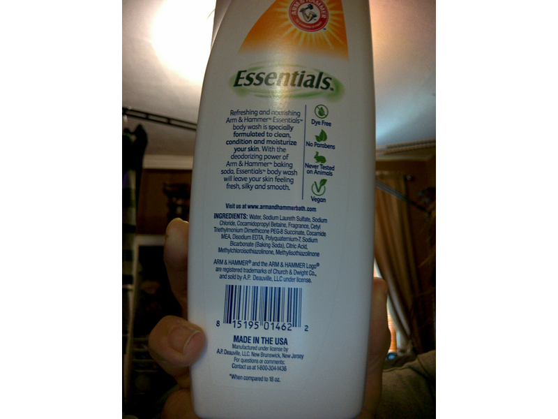 Arm & Hammer Ultra Moisturizing Body Wash, Simply Fresh, 22.5 fl oz