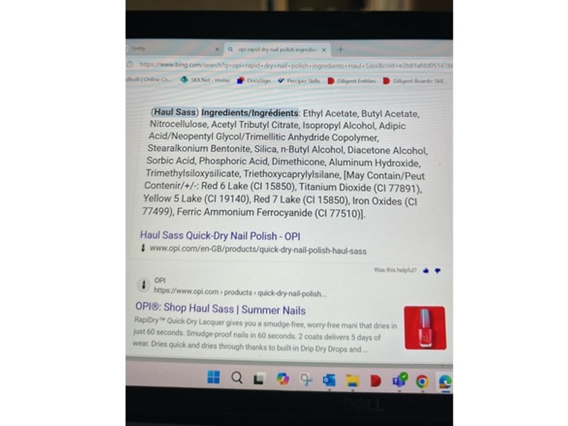 OPI RapiDry Quick Dry Nail Polish, Haul Sass, 9 mL