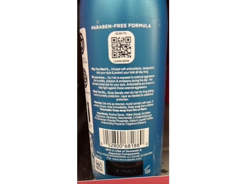 Ogx Strong Hold Hairspray, 6.5 fl oz/193 mL