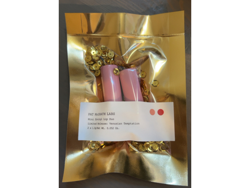 Pat McGrath Labs Mini Divinyl Lip Duo, Nude Venus & Temptress, 0.052 oz/1.5 g
